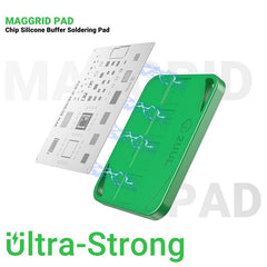 Almohadilla de soldadura de silicona con amortiguador para chip MagGrid BH15 de 2uul