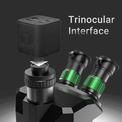 Microscopio trinocular con zoom síncrono 2uul MC7060-A1 7-60X