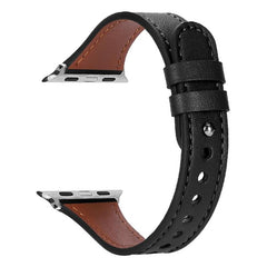 Correa de reloj de cuero genuino con doble a...