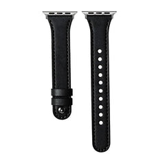 Correa de reloj de cuero genuino con doble a...