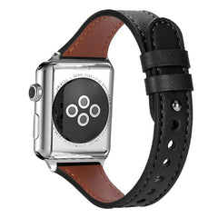 Correa de reloj de cuero genuino con doble a...