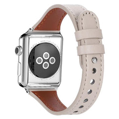 Correa de reloj de cuero genuino con doble a...