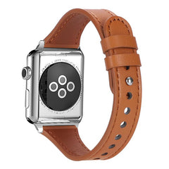 Correa de reloj de cuero genuino con doble a...