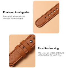 Correa de reloj de cuero genuino con doble a...
