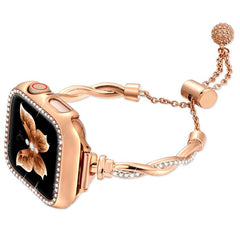 Pulsera xDfind Twist con correa de metal y d...