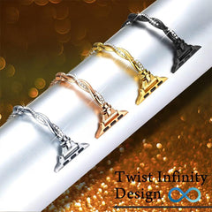 Pulsera xDfind Twist con correa de metal y d...
