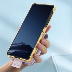 Funda para teléfono de PU con espejo de maqu...