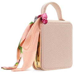 Funda para teléfono de PU con espejo de maqu...