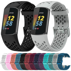 Correa de reloj de silicona transpirable con...
