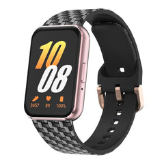 Correa de reloj de silicona estampada con he...