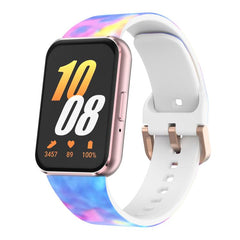 Correa de reloj de silicona estampada con he...