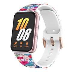 Correa de reloj de silicona estampada con he...