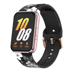 Correa de reloj de silicona estampada con he...