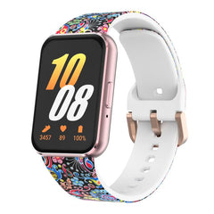 Correa de reloj de silicona estampada con he...