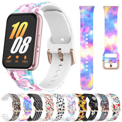 Correa de reloj de silicona estampada con he...