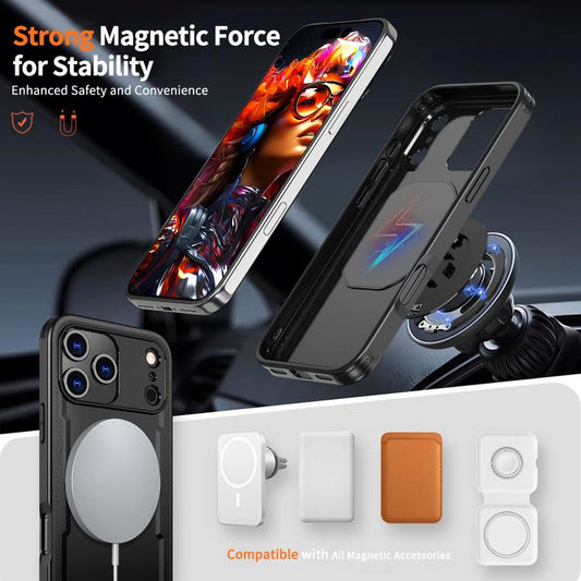 Funda para teléfono MagSafe con soporte gira...