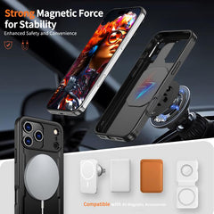 Funda para teléfono MagSafe con soporte gira...
