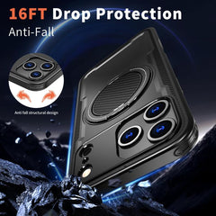 Funda para teléfono MagSafe con soporte gira...