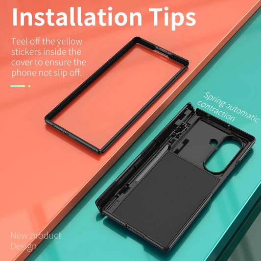 Funda para teléfono Kalebol con bisagra para...