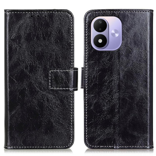 Funda para teléfono de cuero con textura ret...