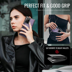 Funda de cuero para teléfono JEehOOD J09 con...