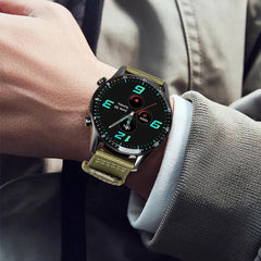 Correa de reloj de nailon de dos secciones x...