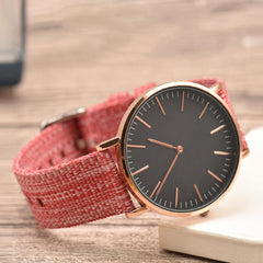 Correa de reloj de lona de nailon xDfind, 18mm