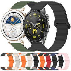Correa de reloj magnética de silicona brilla...