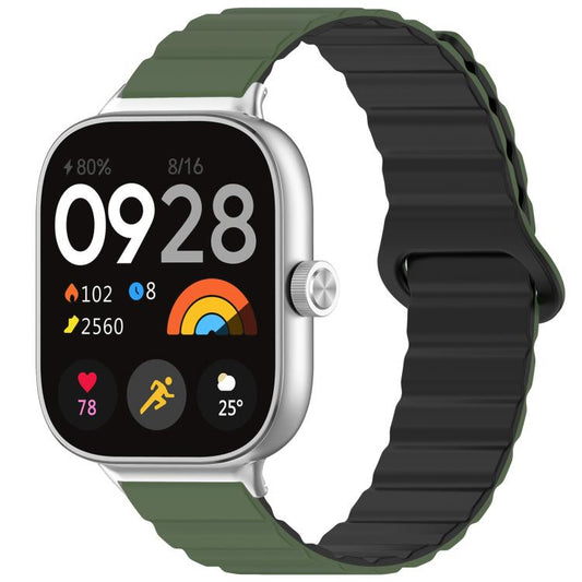 Correa de reloj magnética de silicona brilla...
