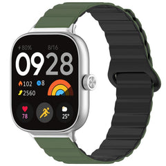 Correa de reloj magnética de silicona brilla...