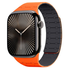 Correa de reloj magnética de silicona con co...