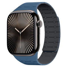 Correa de reloj magnética de silicona con co...