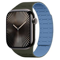 Correa de reloj magnética de silicona con co...