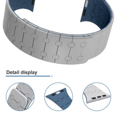 Correa de reloj magnética de silicona con co...