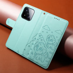 Funda de cuero para teléfono con bloqueo RFI...