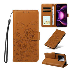 Funda de cuero para teléfono con bloqueo RFI...
