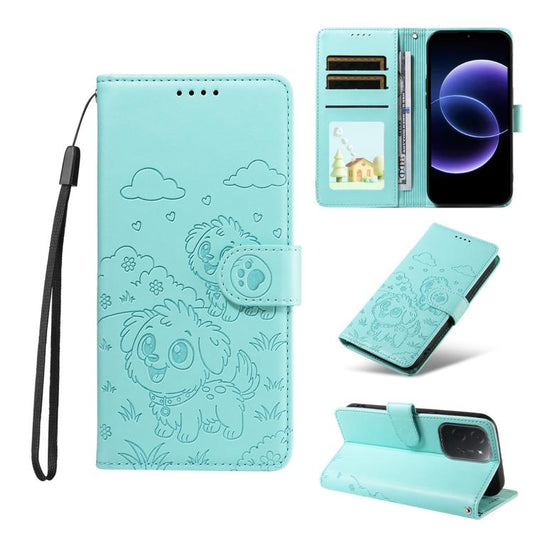Funda de cuero para teléfono con bloqueo RFI...