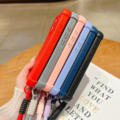 Funda para teléfono de color sólido, híbrida...