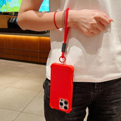 Funda para teléfono de color sólido, híbrida...