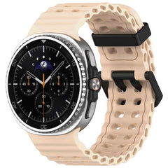 Correa de reloj de silicona con doble fila d...