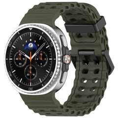 Correa de reloj de silicona con doble fila d...