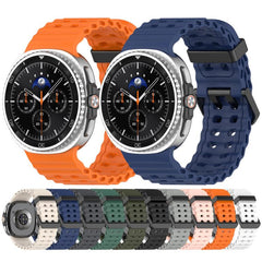 Correa de reloj de silicona con doble fila d...
