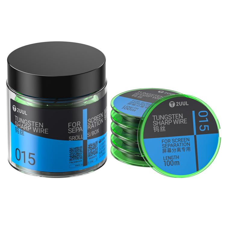 2UUL WS-015 0,015 mm 100 m Alambre de tungst...