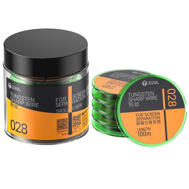 2UUL WS-028 0,028 mm 100 m Alambre de tungst...