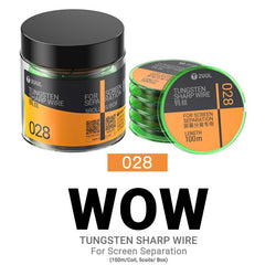 2UUL WS-028 0,028 mm 100 m Alambre de tungst...