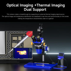 Cámara de microscopio de imagen térmica 4K H...