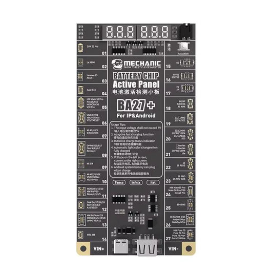 Placa de activación de chip de batería de ba...