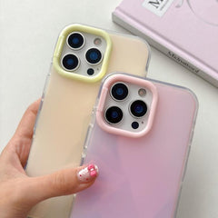 Funda para teléfono con marco de cámara gran...