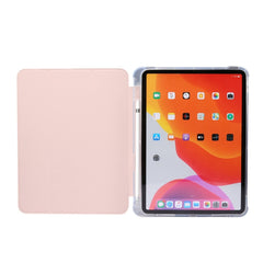 Estuche de cuero de TPU + PU transparente a ...