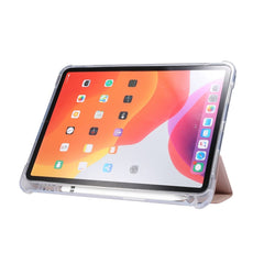 Estuche de cuero de TPU + PU transparente a ...